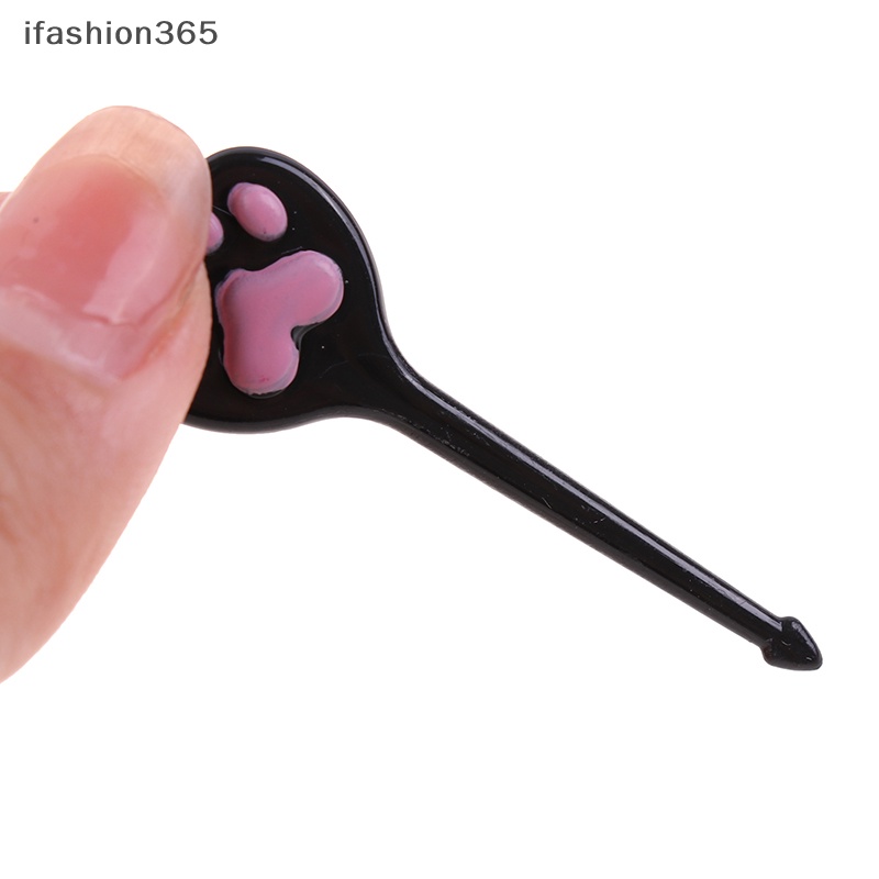 Set 8 Nĩa Ăn Trái Cây Hình Chân Mèo Đáng Yêu Thời Trang ifashion365