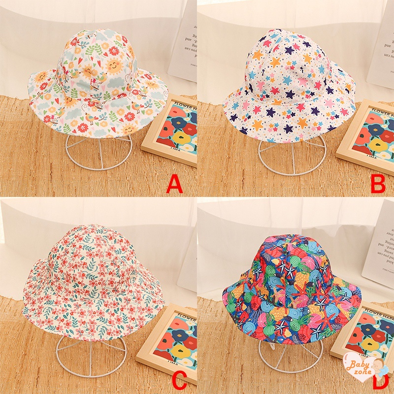 Nón Rộng Vành Chất Liệu Cotton Cao Cấp Cho Bé