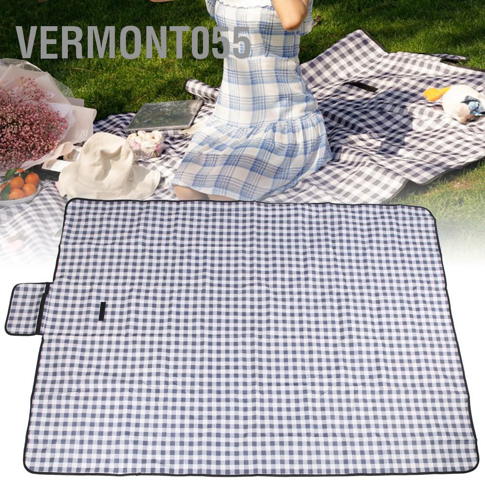 Vermont055 Máy di động ngoài trời Có thể giặt bằng vải Oxford Dã ngoại Pad Moistureproof Dày Bãi biển Ground Mat