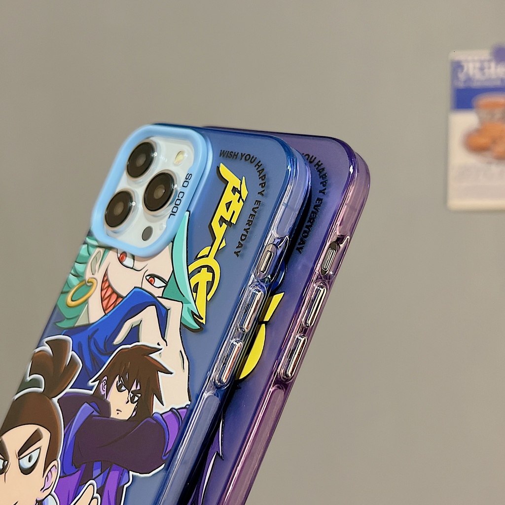 Ốp Điện Thoại TPU Mềm Trong Suốt Chống Sốc Họa Tiết Hoạt Hình Cho iPhone 11 13 12 14 Pro Max