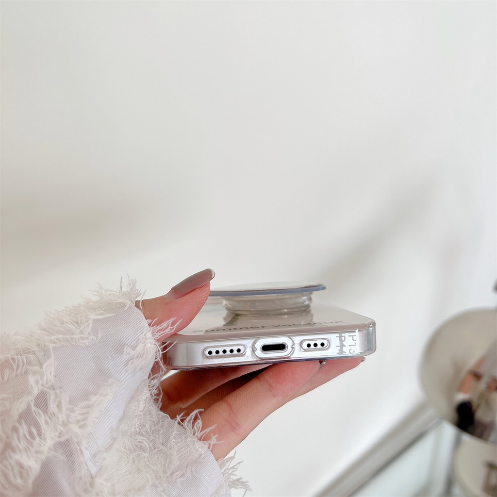 Ốp Điện Thoại TPU Mềm Chống Sốc Hai Mặt Họa Tiết Cây Dừa Mùa Hè Cho iPhone 11 13 12 14 Pro Max