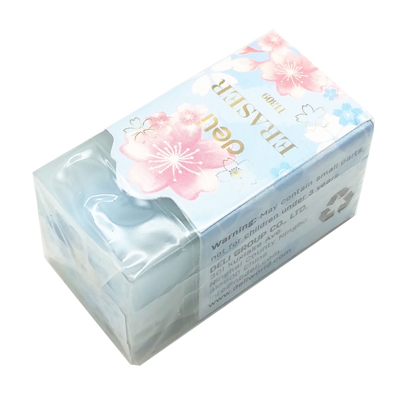 Gôm Thạch Hình Hoa Sakura - Deli EH309 - Xanh Dương