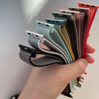 Dây Đeo Nylon Cho Đồng Hồ Thông Minh Apple watch 44mm 40mm 49mm 45MM 41mm 42mm 38mm 45MM 8 / 7 / 6 / 5 / 4 / 3 / 2 / 1 45MM