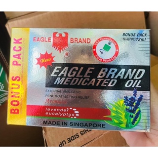 Dầu Gió Dạng Lăn Eagle Brand Medicated Oil 12ml Singapore