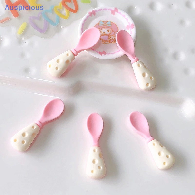 Set 10 Muỗng Mini Trang Trí Nhà Búp Bê