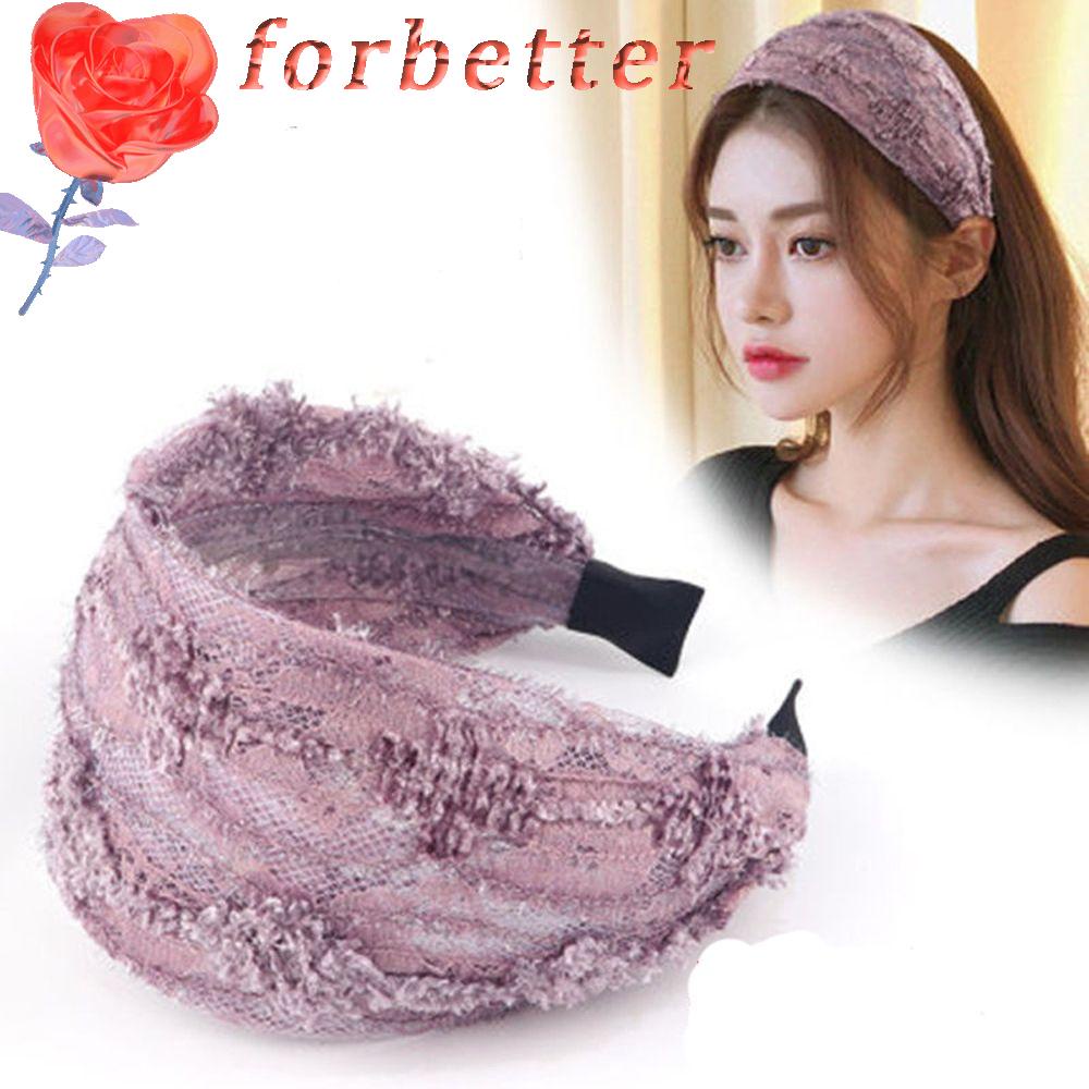 Băng Đô Cài Tóc Phối Ren Thanh Lịch Thời Trang Mùa Hè Cho Nữ