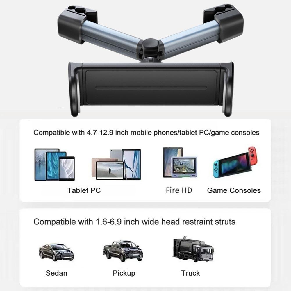 Giá Đỡ Điện Thoại / Máy Tính Bảng Gắn Ghế Sau Xe Hơi Tùy Chỉnh Kích Thước M5X4