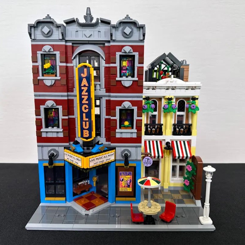 Đồ chơi Lắp ráp Mô hình Street view Jazz Club Câu lạc bộ nhạc Jazz 0312