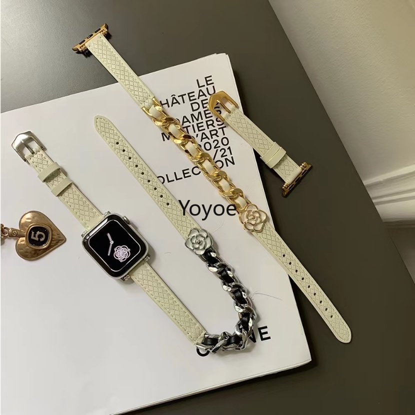 Dây Đeo Bằng Da 49mm / 45mm 44 / 42 mm 41mm 40mm 38mm 8 49mm Ultra Se 7 5 3 6 2 1 Cho Đồng Hồ iWatch