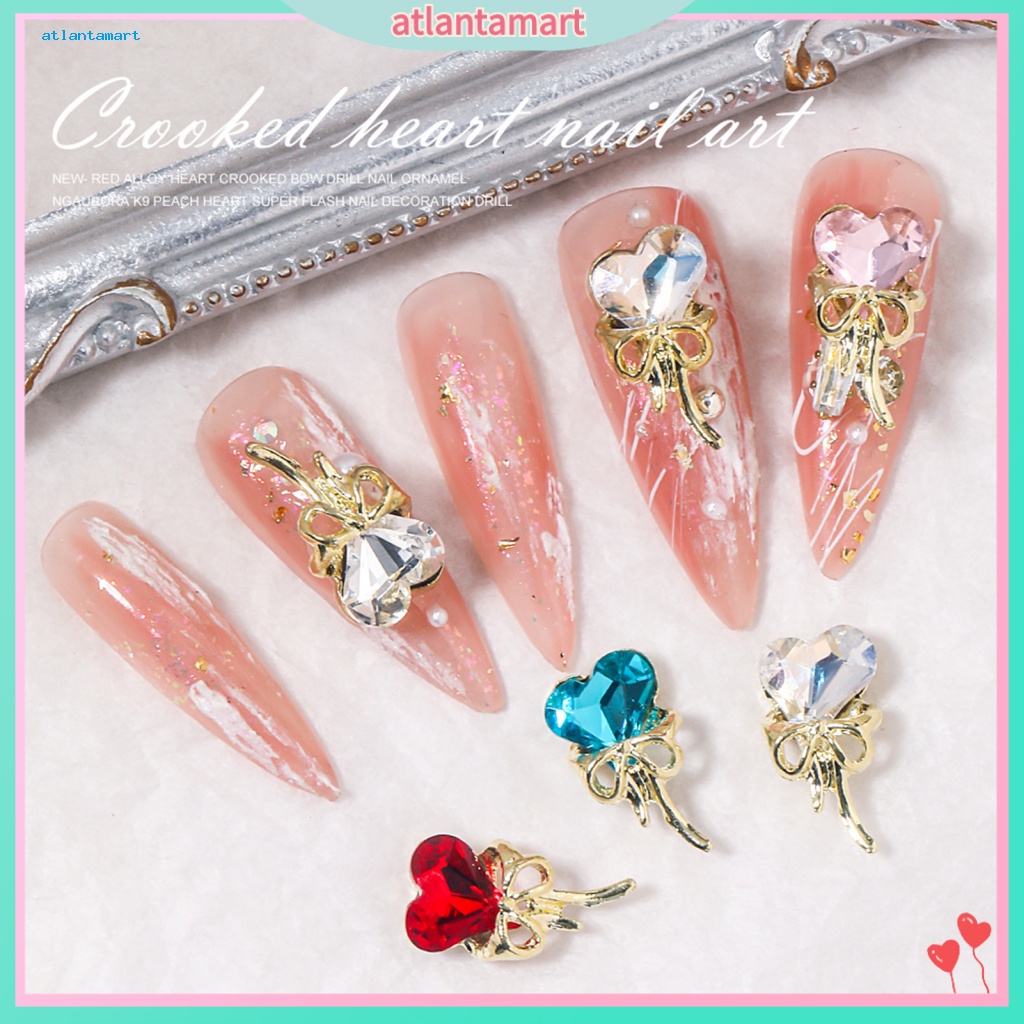 Túi Đựng Đồ Dùng Cao Cấp Tiện Dụng| Set 10 Phụ Kiện Trang Trí Móng Tay Hình Nơ 3D Bằng Hợp Kim DIY Sang Trọng