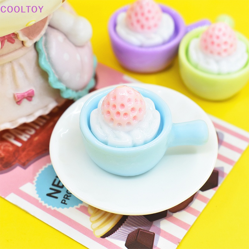 Cooltoy Set 5 Mô Hình Bánh Ngọt / Món Tráng Miệng Mini Dễ Thương Trang Trí Nhà Búp Bê DIY