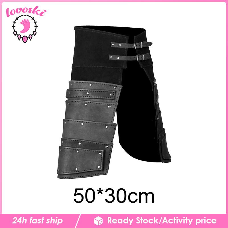 [Lovoski] Bọc Bảo Vệ Chân Bằng Da PU Dùng Hóa Trang Cướp Biển Thời Trung Cổ