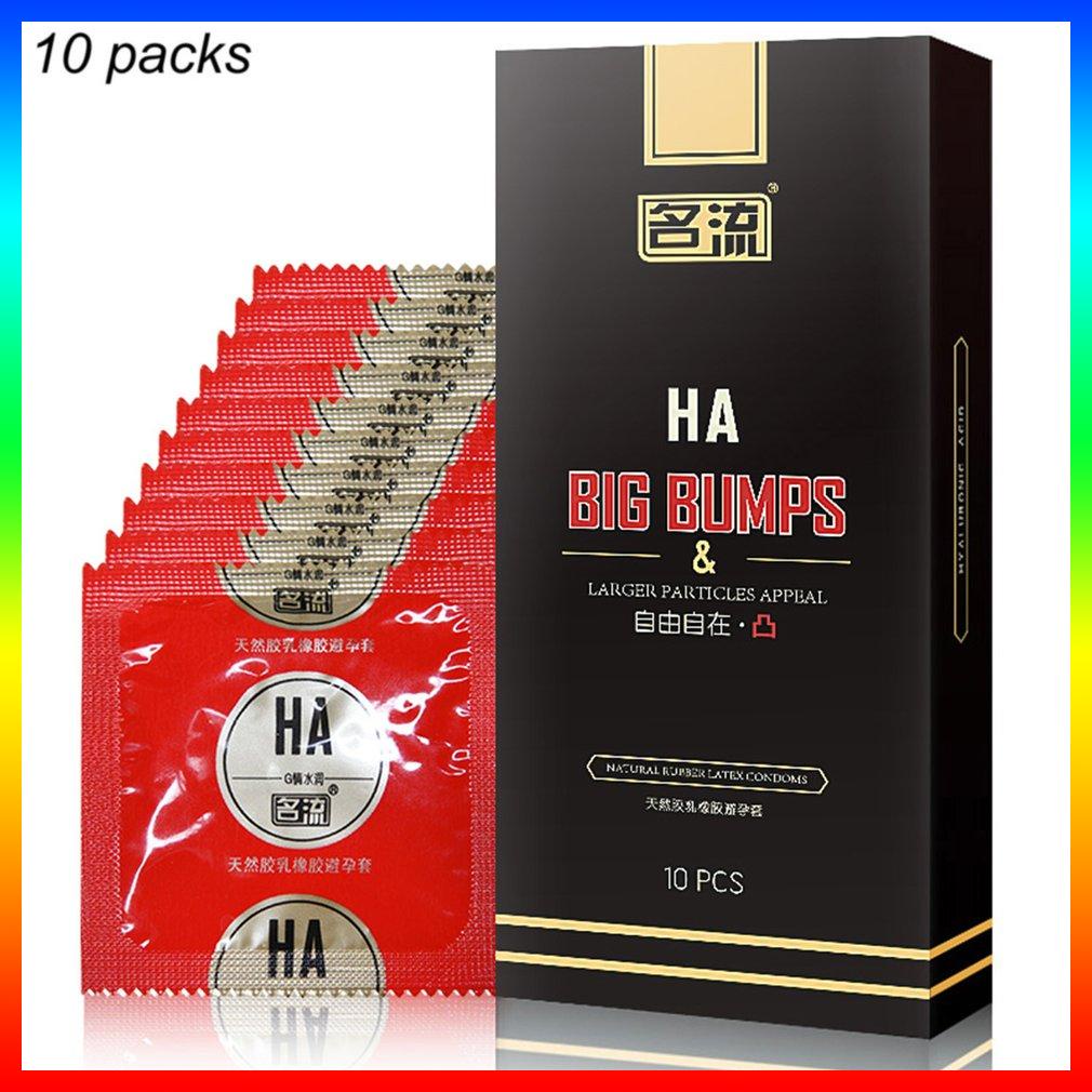 10 Chiếc Bao Cao Su Thiên Nhiên Axit Hyaluronic Siêu Mỏng Bôi Trơn Bao Cao Su An Toàn Hơn Tránh Thai Đồ Chơi Tình Dục Cho Nam