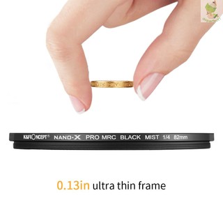K&F CONCEPT Soft Focus Filter Diffusion Filters Black Mist 1/4 Waterproof Scratch-Resistant for DSLR camera Lens, 82mm D   Came-6.5