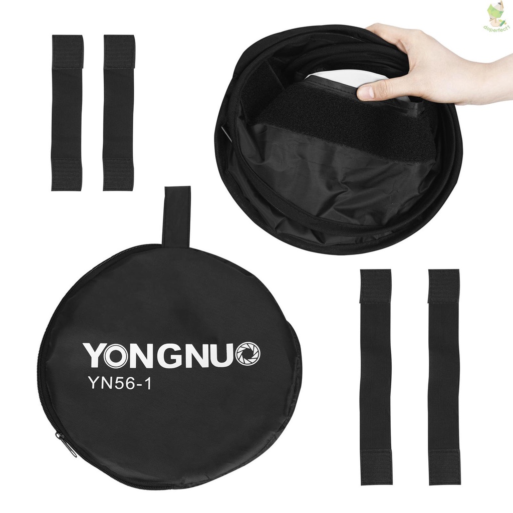 YONGNUO YN56-1 56cm/22in Round Softbox Diffuser Collapsible with Carrying Bag for YONGNUO YN600L/ YN600L II/ YN900/ YN90   Came-6.5