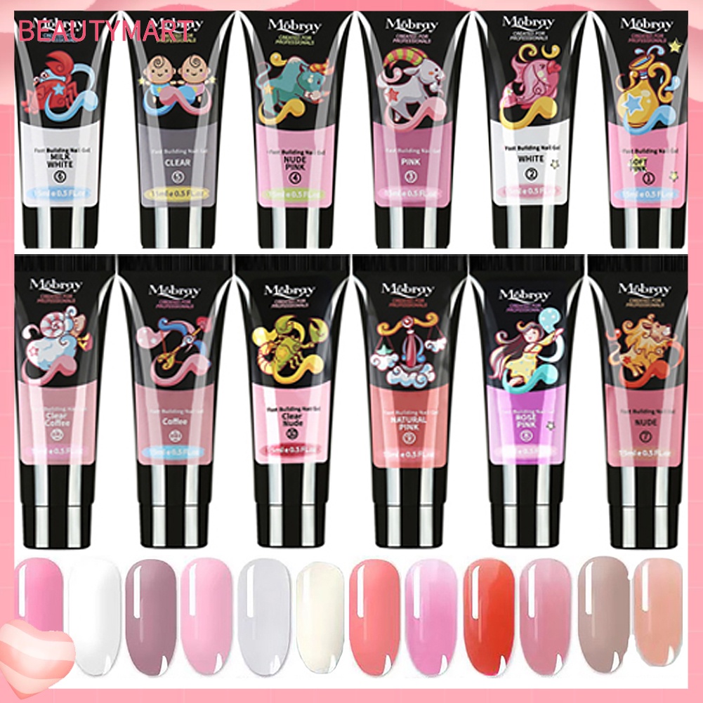 Gel Nối Dài Móng Tay UV LED Nhanh Khô Lâu Trôi 15ml