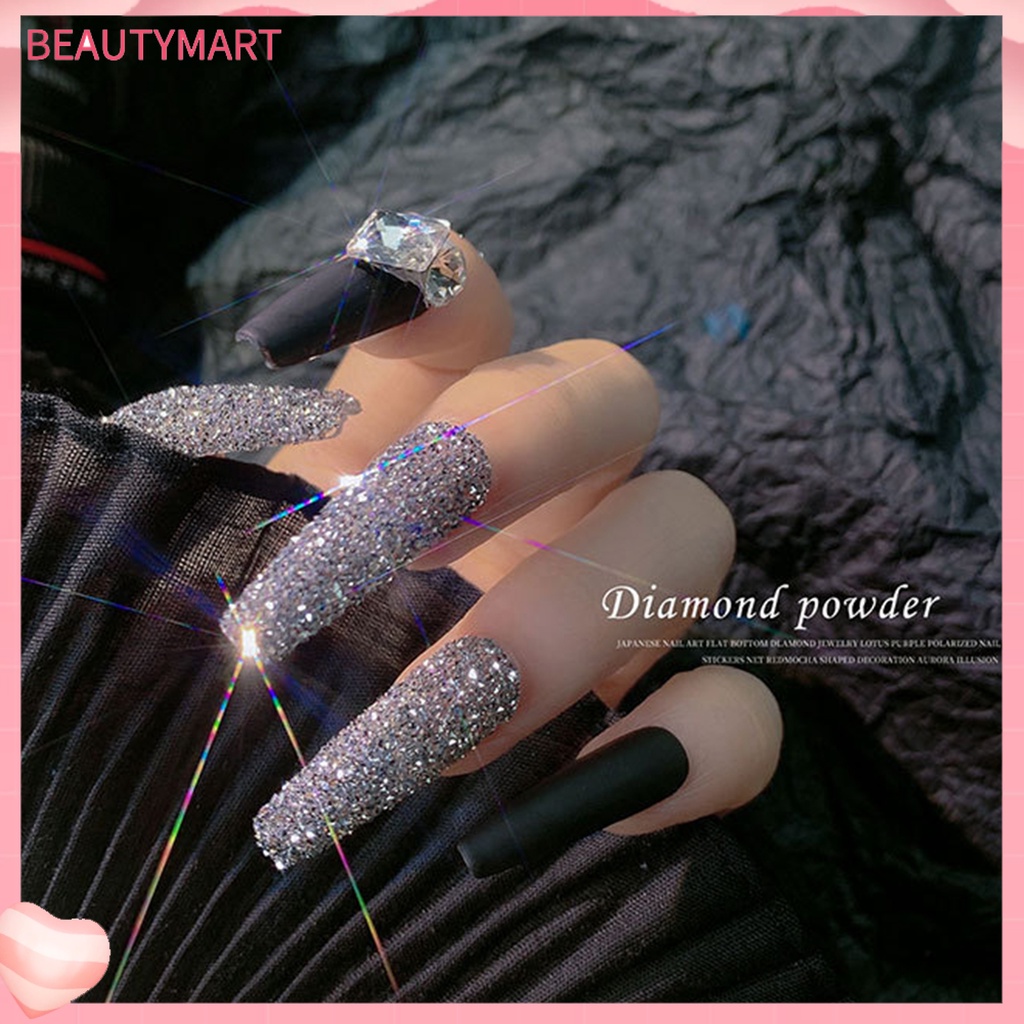 1 Hộp Bột Chiết Xuất Tự Nhiên Không Phai Màu Lấp Lánh Trang Trí Móng Tay