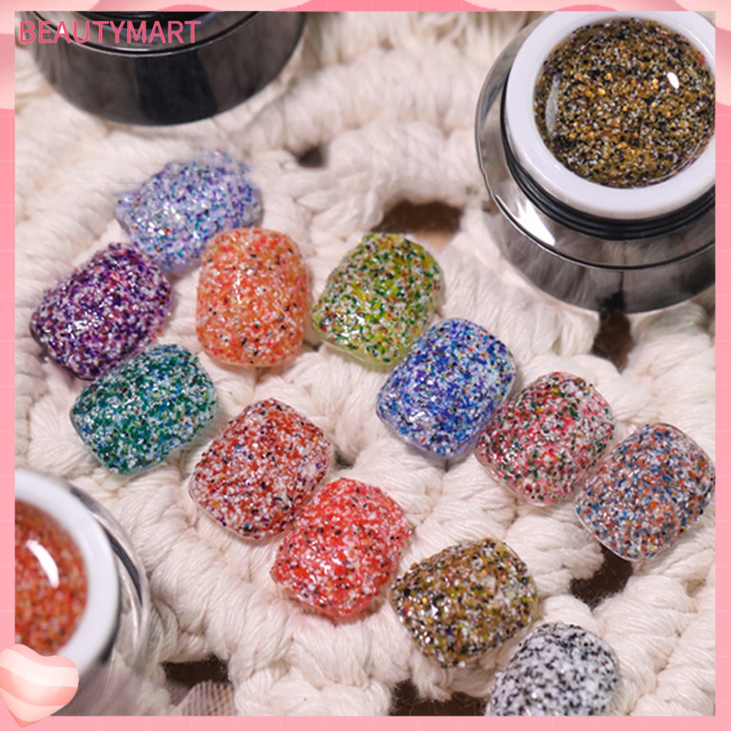 Sơn Móng Tay 10g Hiệu Ứng Hạt Dệt Kim Dùng Trang Trí DIY