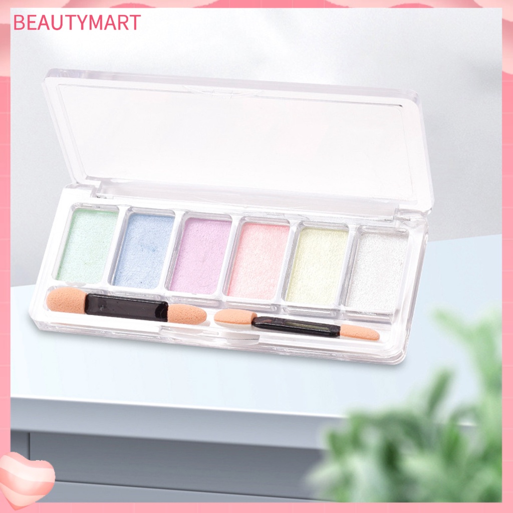 Bột Trang Trí Móng Tay 6 Trong 1 Kết Cấu Mịn Màng Thân Thiện Với Môi Trường Dễ Sử Dụng