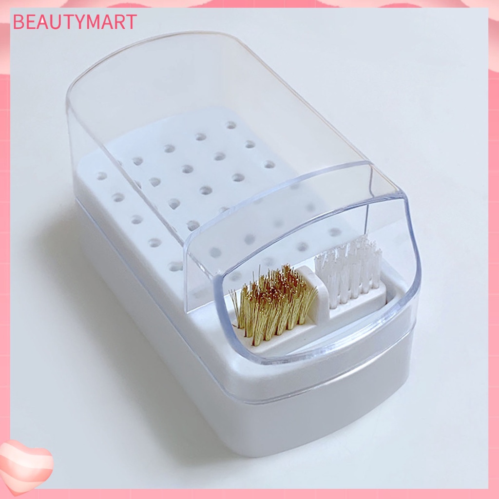 Giá Đỡ Mũi Khoan Móng Tay 30 Ngăn Chống Bụi Có Thể Giặt Lại Tiện Dụng