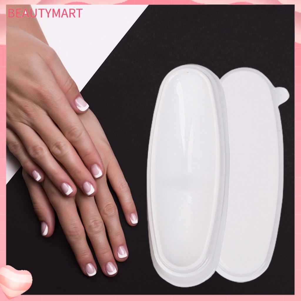 [beautymart] Hộp Bột Cắt Móng Tay Có Nắp Chống Trượt DIY