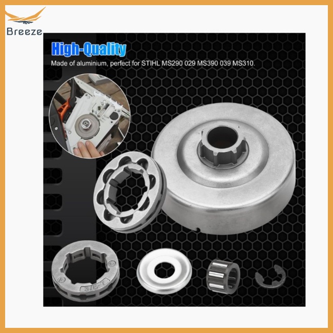 Set 6 Vành Đĩa Ly Hợp 3 / 8 Inch Tương Thích Với Máy Cưa Xích Stihl Ms290 029 Ms390 039 Ms310