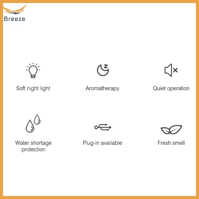 Máy Khuếch Tán Tinh Dầu 270ml Hình Đám Mây Hoạt Hình Có Đèn Led