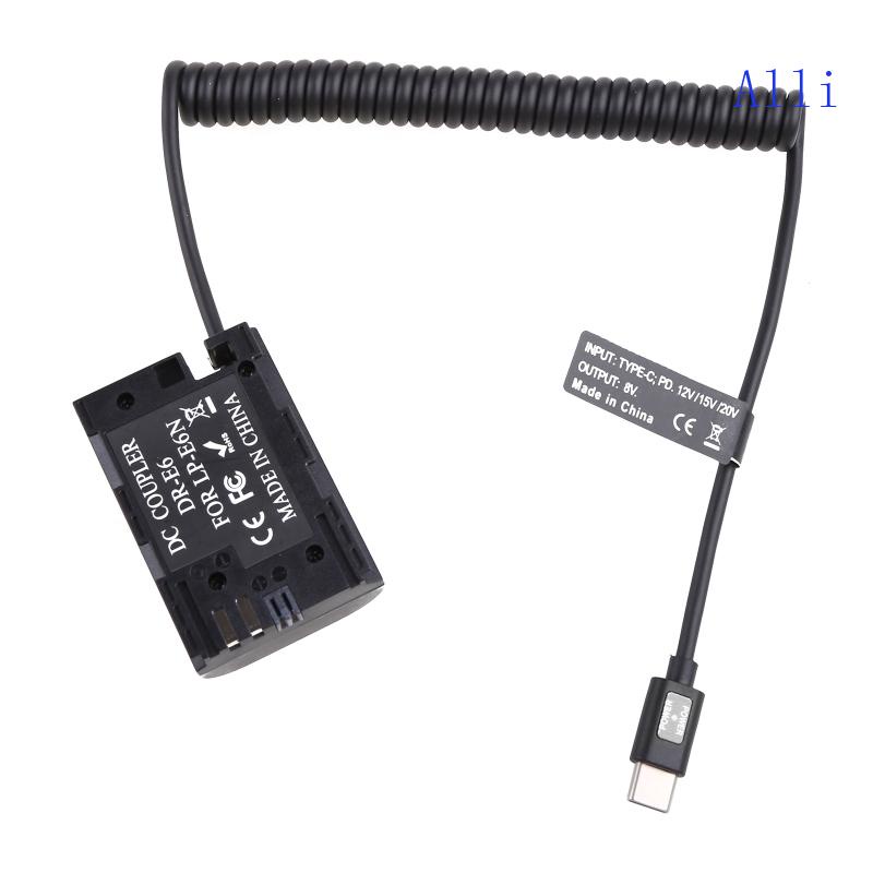 Dây Cáp Nguồn Loại C Dành Cho Pin LP-E6