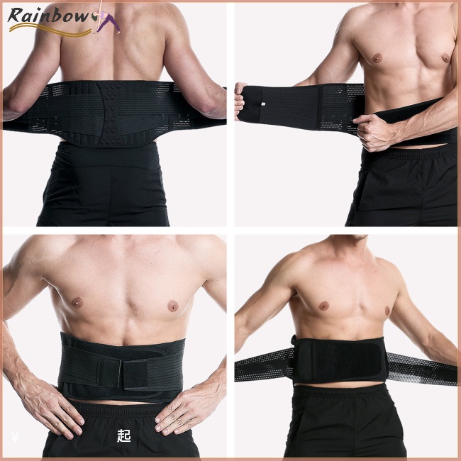 Đai Đeo Hỗ Trợ Lưng Hai Lớp Thoáng Khí Thoải Mái Có Thể Điều Chỉnh Cho Sciatica Herniated Disk Scoliosis