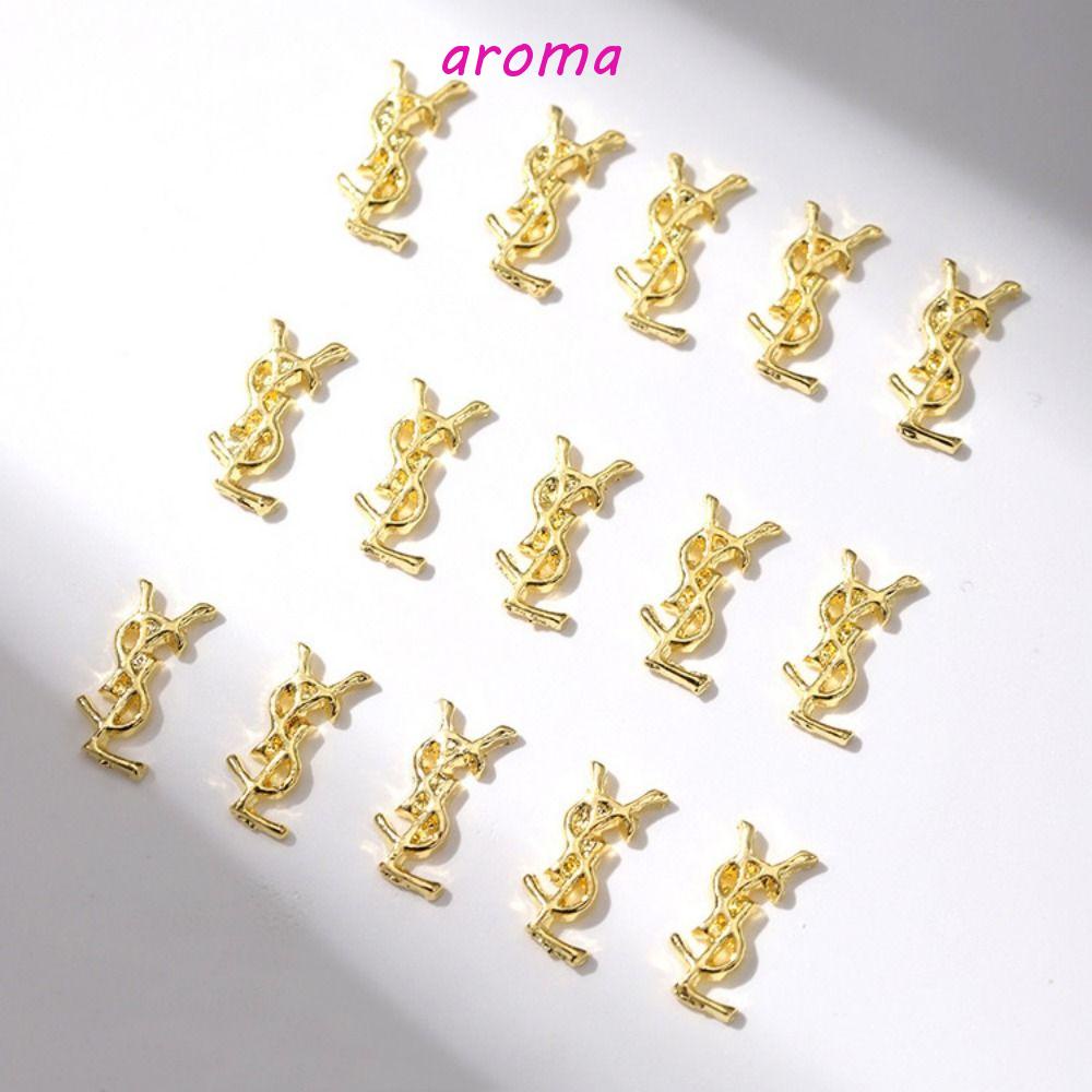 Phụ Kiện Trang Trí Móng Tay Bằng Hợp Kim Kiểu Pháp 3D Sang Trọng