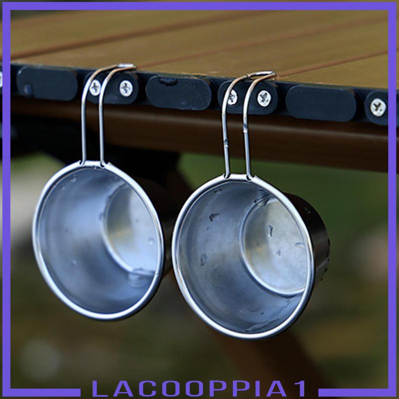 [Lacooppia1] Tô Đựng Thức Ăn Bằng Thép Không Gỉ Kích Thước Lớn Dùng Khi Đi Cắm Trại Ngoài Trời