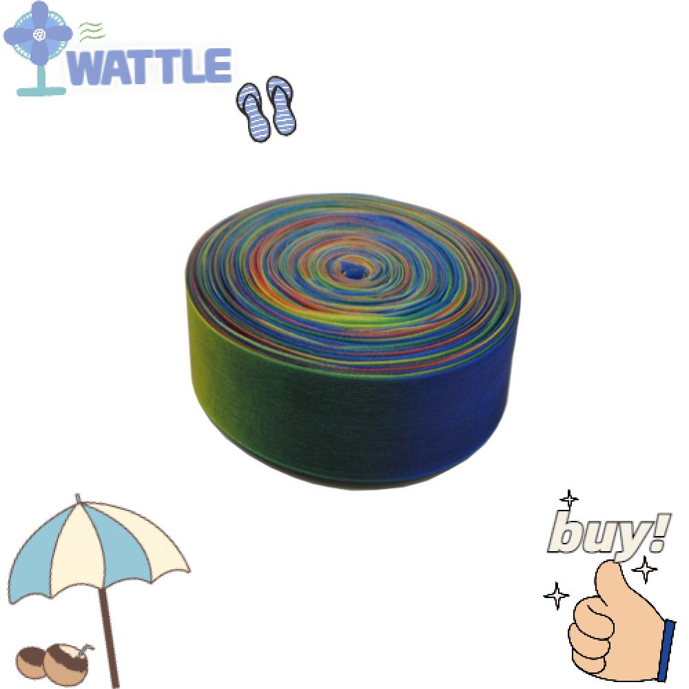 Dây Ruy Băng Vải Tuyn Màu Cầu Vồng 1 Inch