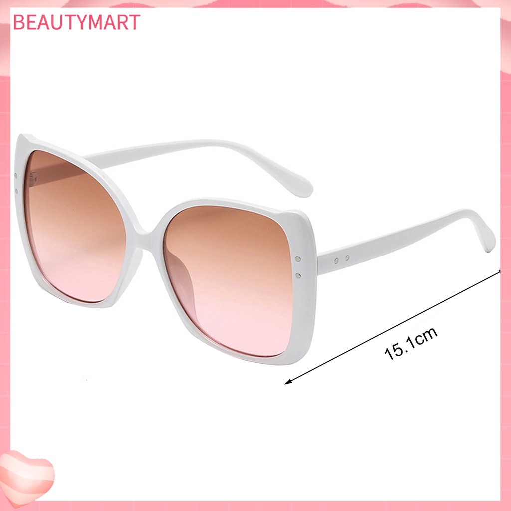 Kính Mát Chống Nắng Không Gọng Trong Suốt Phong Cách Hip Hop Cổ Điển Cho Nữ