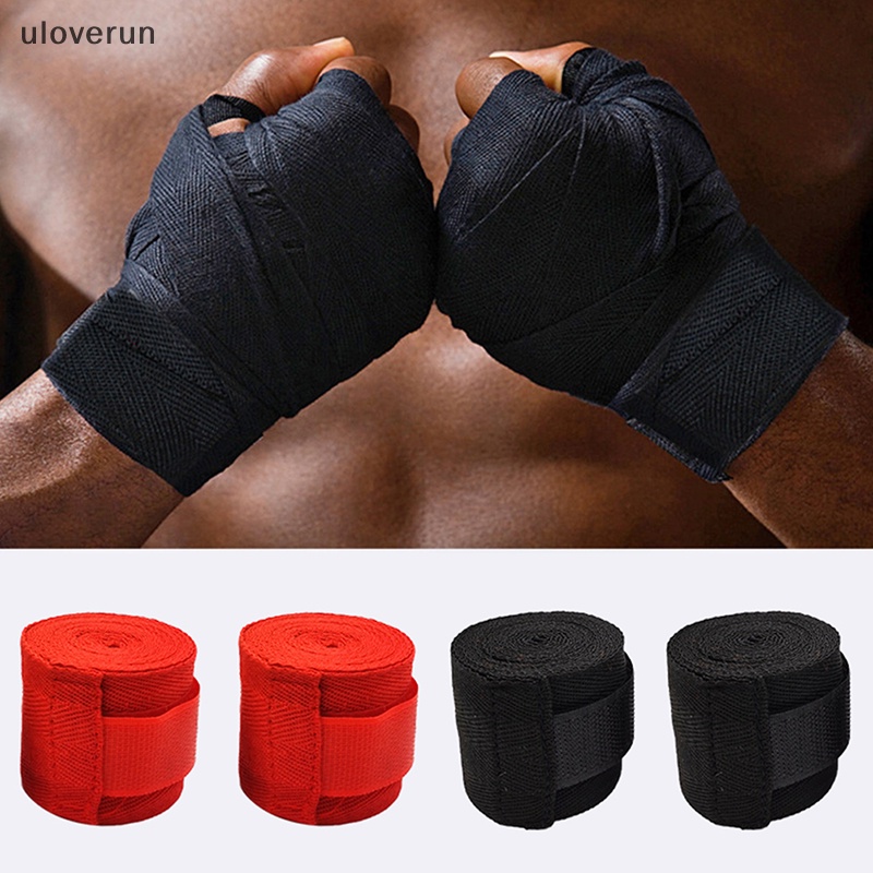 Băng Quấn Cổ Tay Vải Cotton 2.5M Hỗ Trợ Tập Luyện Muay Thai Boxing