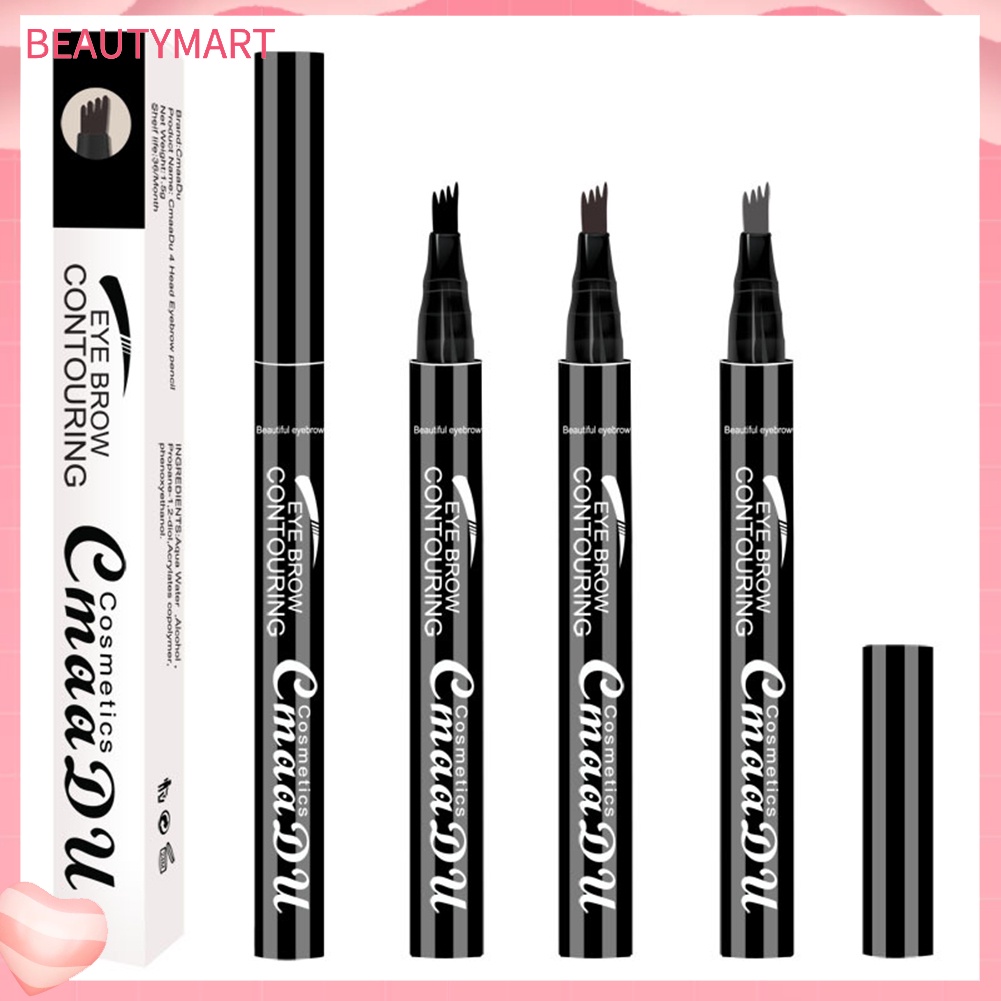 Bút Kẻ Mày CmaaDu Dạng Lỏng Lâu Trôi Chống Thấm Nước