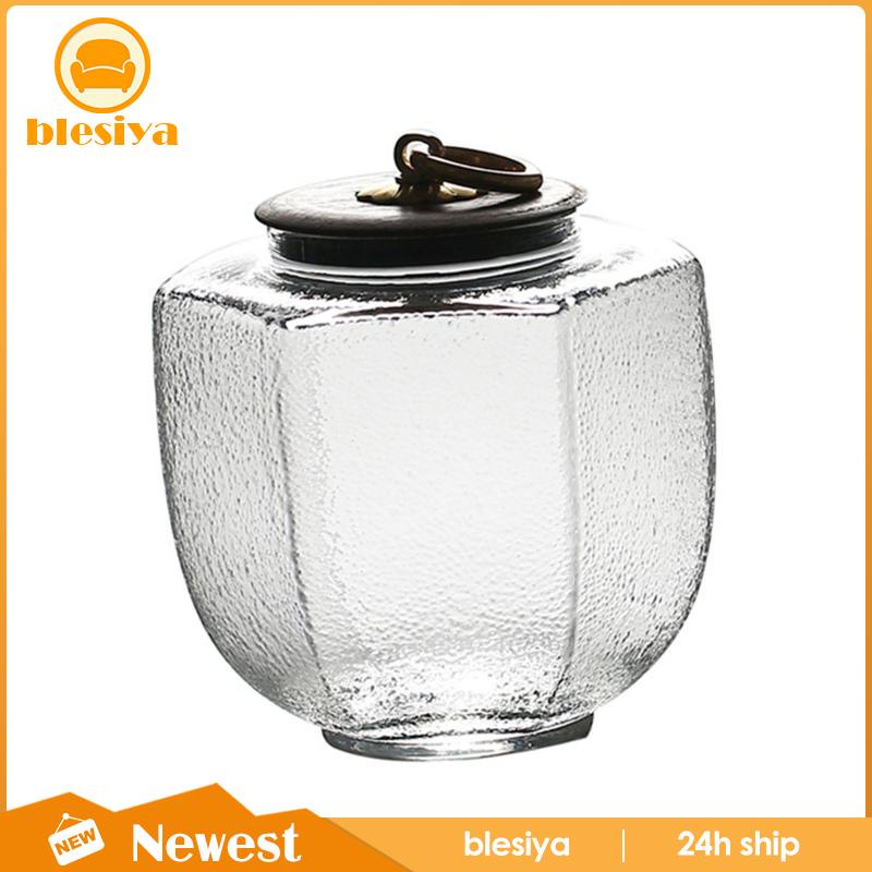 Hũ Thủy Tinh Tròn Đựng Trà / Thức Ăn Phong Cách Retro Cho Phòng Bếp / Phòng Ăn