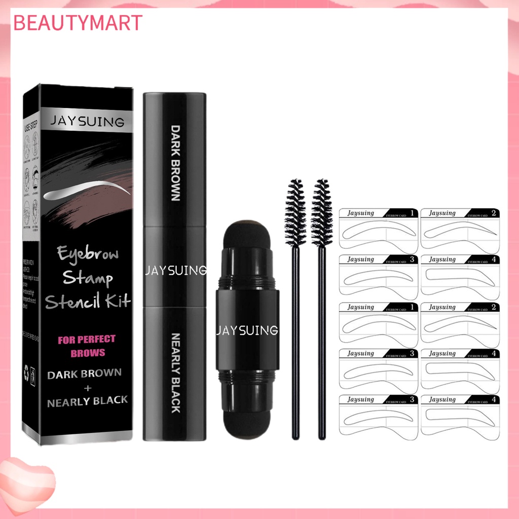 1 Bộ Phấn Trang Điểm Lông Mày Dạng Thỏi Chống Nước Lâu Trôi Không Gây Kích Ứng Có Thể Tái Sử Dụng