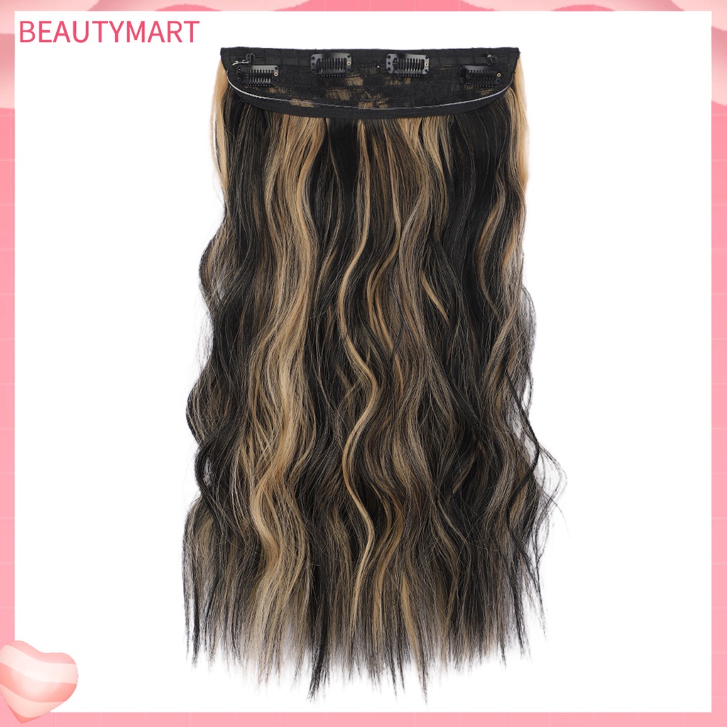 Bộ Tóc Giả Xoăn Dài Bằng Sợi Lụa Tự Nhiên Điều Chỉnh Được Nhiệt Độ Cao Dành Cho Nữ