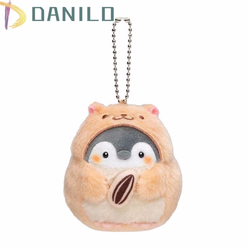 Móc Khóa Hình Chim Cánh Cụt Nhồi Bông Đáng Yêu