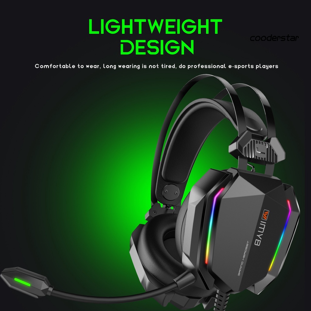 Tai Nghe Chụp Tai A32 Âm Thanh Siêu Trầm Có Đèn RGB Cổng USB 3.5mm Kèm Mic Cho Máy Tính