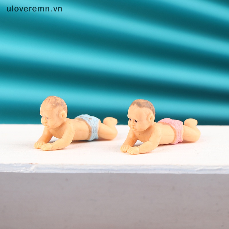 Mô Hình Búp Bê Em Bé Mini Dễ Thương Dùng Trang Trí