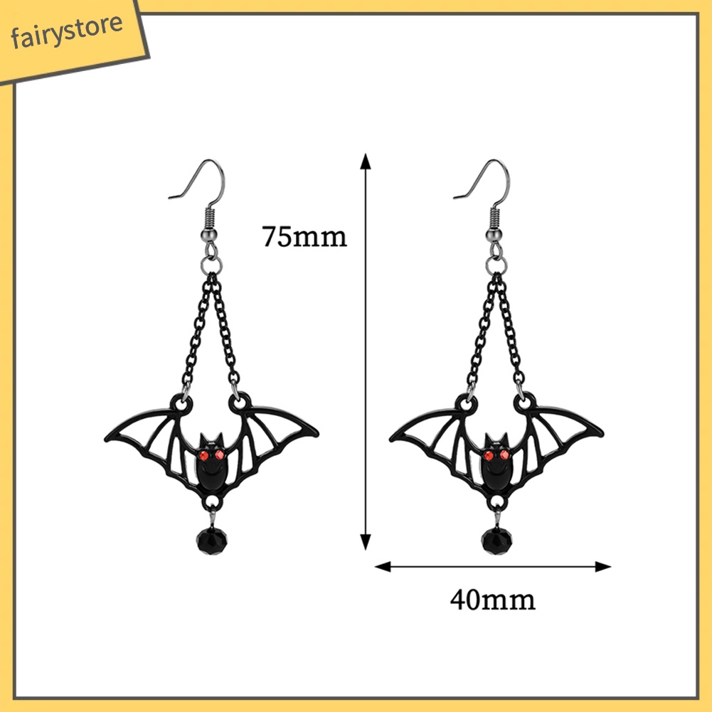 Bông Tai Hình Dơi Sáng Tạo Thời Trang Halloween Dành Cho Nữ