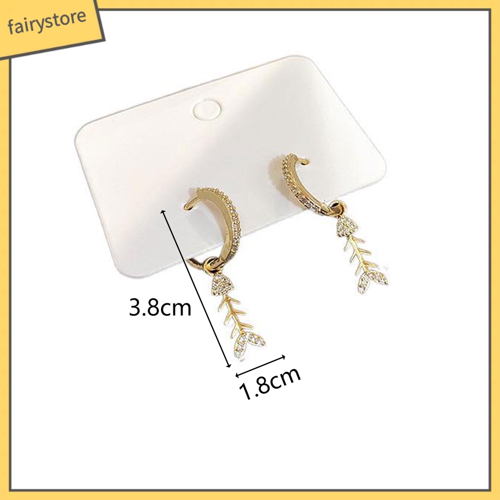 Bông Tai Hình Xương Cá Thanh Lịch Cho Nữ