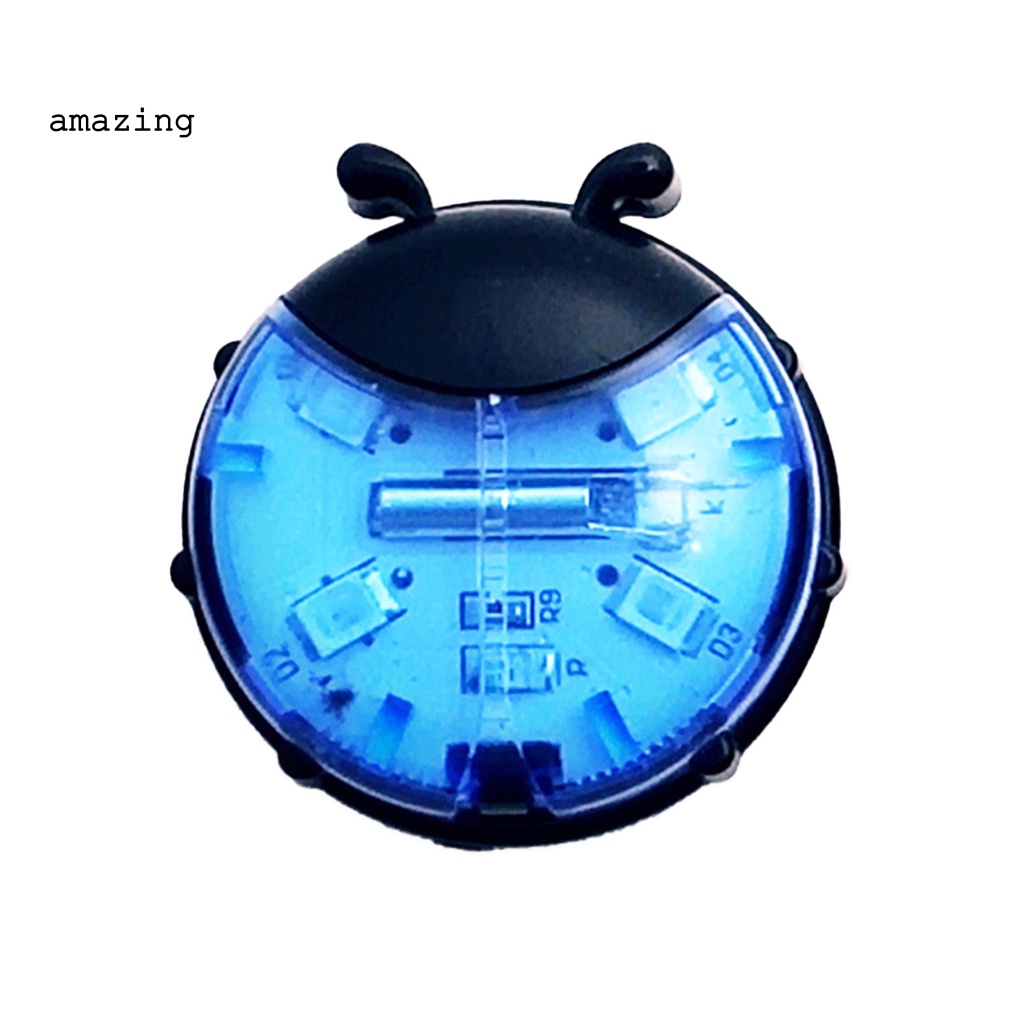 Đèn Cảnh Báo Gắn Bánh Xe Đạp Bằng ABS Hình Bọ Rùa Chống Nước Chống Mòn