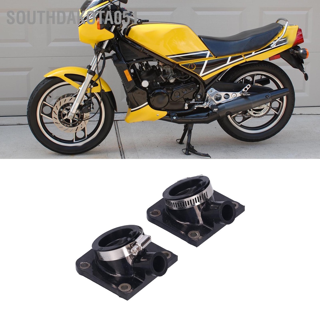 Southdakota051 Cặp Bộ Chế Hòa Khí Nạp Ủng Cao Su Giá Đỡ Thay Thế Dành Cho Xe Yamaha YFZ350 RD350