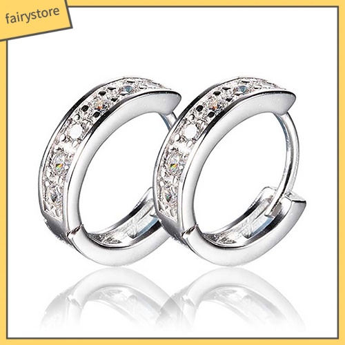 Đôi Bông Tai Hợp Kim Đính Đá Thời Trang Cho Nữ