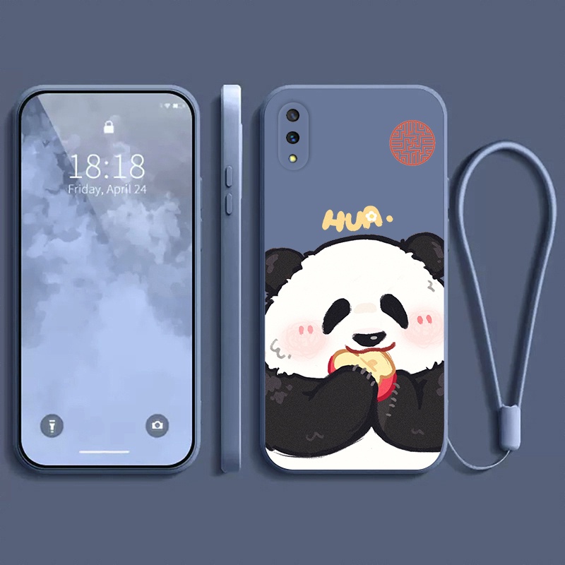 Ốp lưng vivo Y93 vivo Y91C vivo Y1S Ốp điện thoại dẻo Gấu trúc mắn