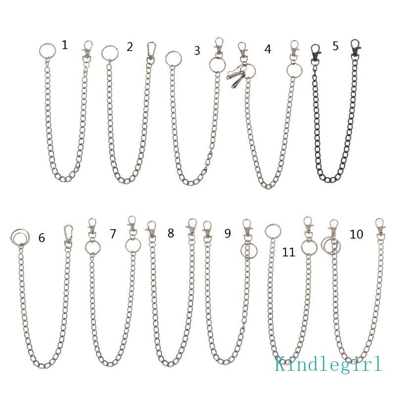 Dây Xích 16 Móc Gắn Thắt Lưng Quần Jean / Ví Chống Thất Lạc Tiện Dụng