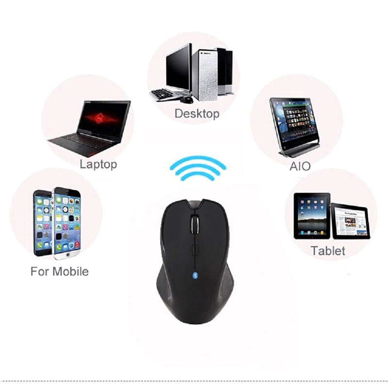Chuột Không Dây 1600DPI BT 5.2 Ergonomic Cho mi pad 4  600Dpi