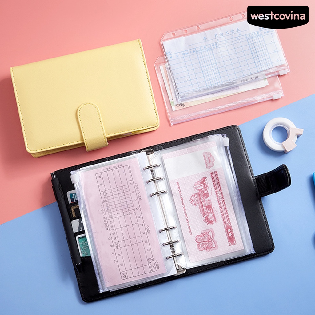 [WSTN] [WSTN]✎1 Bộ Sổ Tay Ghi Âm Đa Năng Có Khóa Kéo Tiện Dụng